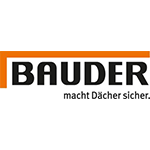Bauder macht Dächer sicherer. Logo